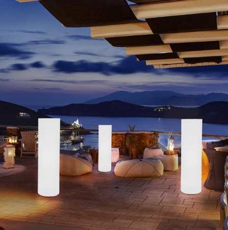 Светильник Цилиндр 25х71 питание от 220, RGB