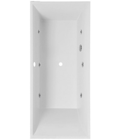 Ванна Villeroy Boch Squaro 180x80 (Star white) с гидромассажем